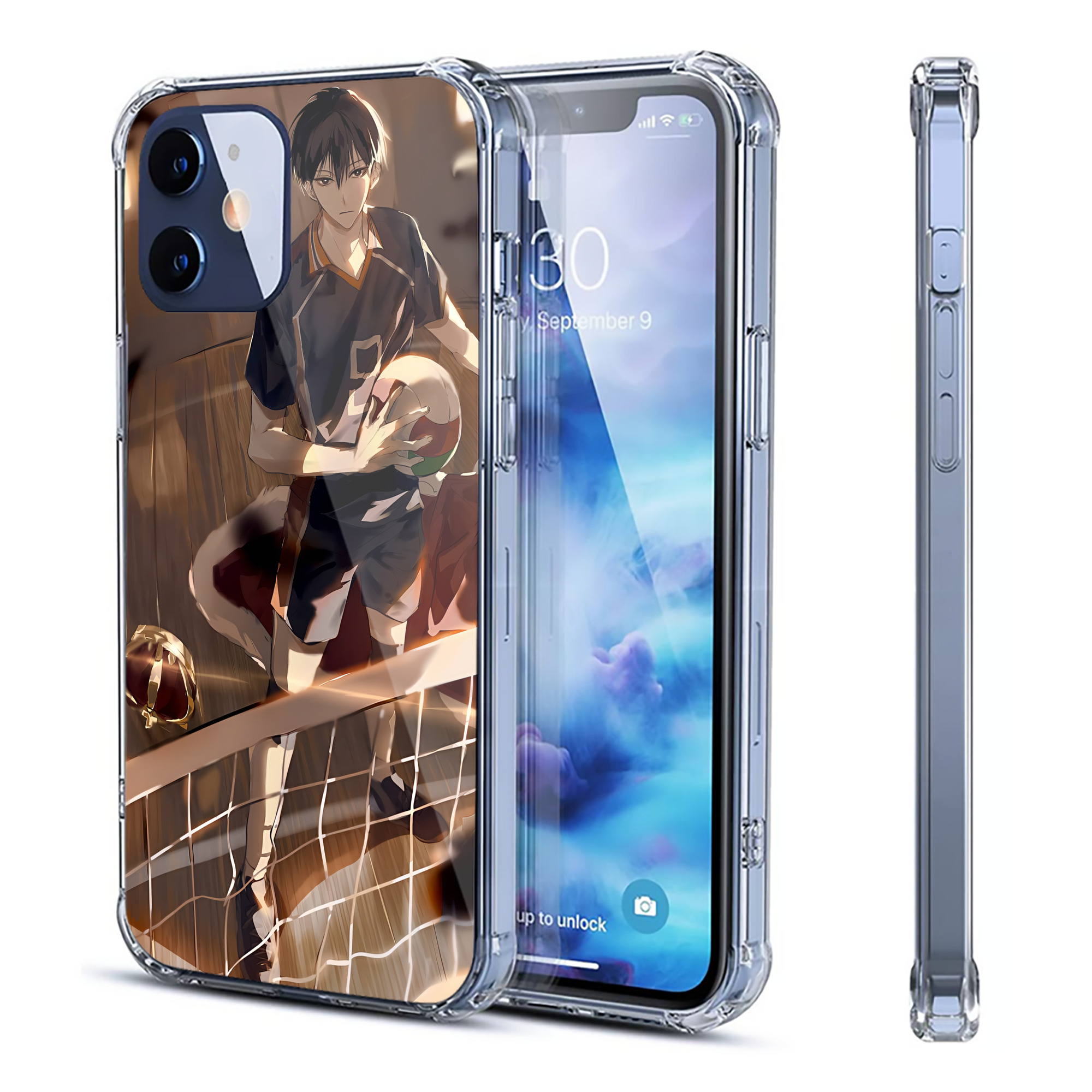 （画像用） ハイキュー!! Haikyu!! 【iPhone 12シリーズ対応】透明スマホケース（クリアソフトケース）